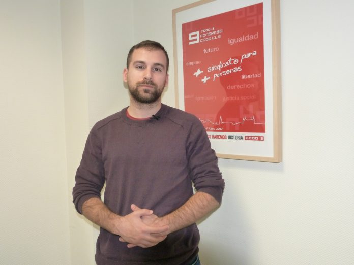 El secretario de Empleo y Políticas Públicas de CCOO C-LM, Juan Carlos del Puerto.