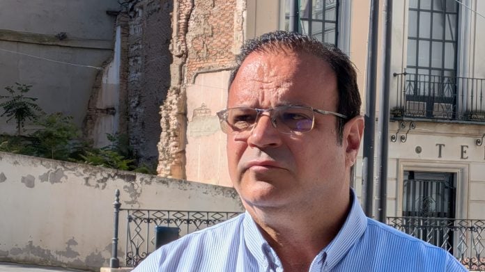 Víctor Morejón, portavoz de Vox en el Ayuntamiento de Guadalajara. (Foto: La Crónic@)