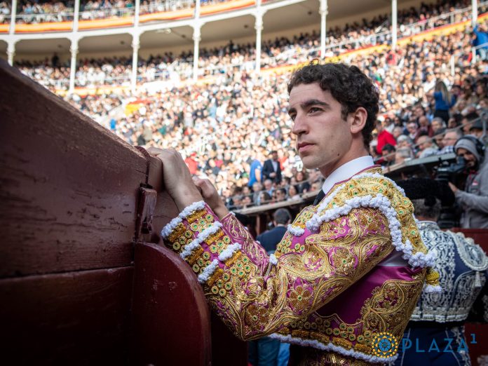 Víctor Hernández, en Las Ventas. (Foto: PlazaUno)