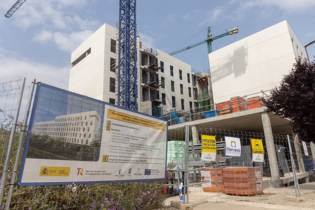 Viviendas de alquiler construidas por Hercesa en Aguas Vivas.