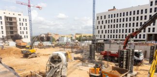 Viviendas de alquiler construidas por Hercesa en Aguas Vivas.