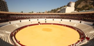 Plaza de toros de Málaga.