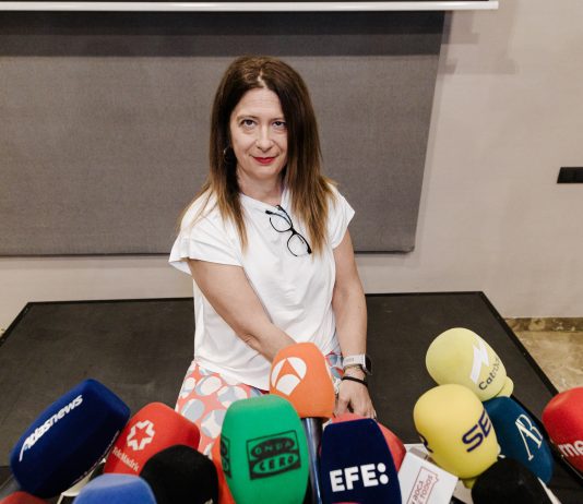 El PP sigue la pista de Leire Díez en Castilla-La Mancha La exmilitante socialista Leire Díez durante una rueda de prensa, en el Hotel Novotel, a 4 de junio de 2025, en Madrid. (Foto: EP)