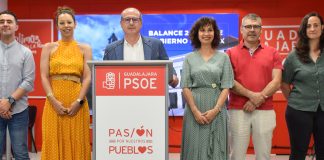 Alberto Rojo ha comparecido con alguno de sus concejales.