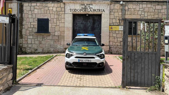 Casa cuartel de la Guardia Civil en Brihuega.