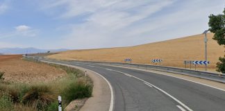 La N-320 en las cercanías de El Casar. (Foto: Google Maps)