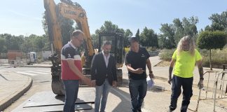 Parte de las nuevas rejillas instaladas en Los Manantiales contra las inundaciones. (Foto: Ayuntamiento de Guadalajara)