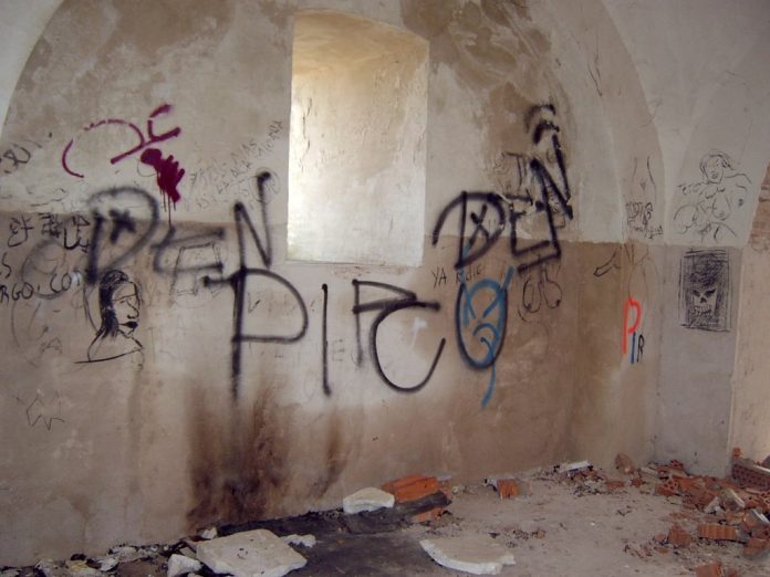 El abandono del Alcázar de Guadalajara no es cosa reciente. Esta imagen de LA CRÓNICA es de 2004.