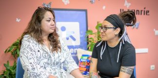 Cynthia Rivas y Liliana Villalta.