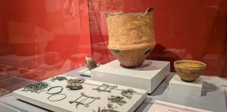 Una de las piezas que sobre Caraca se pudo ver el pasado verano en el Palacio del Infantado de Guadalajara. (Foto: La Crónic@)