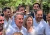 Guarinos ha sido investida como candidata a la Alcaldía de Guadalajara en 2027 Feijóo y Guarinos compartiendo un "momento foto" el pasado 13 de junio en Guadalajara. (Foto: La Crónic@)