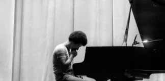 Keith Jarrett durante el concierto de Colonia, en 1975.