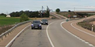 La N-320 a la altura del kilómetro 264, en Horche. (Foto: Google Maps)