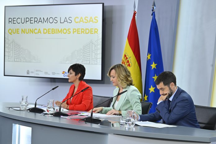 La ministra de Vivienda en la rueda de prensa posterior al Consejo de Ministros del 1 de julio de 2025.