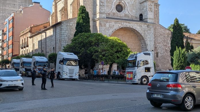 San Cristóbal en San Ginés, en el inicio de la procesión de 2025. (Foto: La Crónic@)