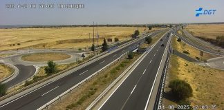 El kilómetro 78 de la A-2, a la altura del término municipal de Trijueque. (Foto: DGT)