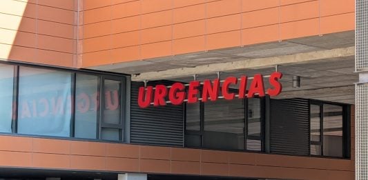 Herido un trabajador en Alovera Acceso a las Urgencias del Hospital de Guadalajara en agosto de 2025. (Foto: La Crónic@)