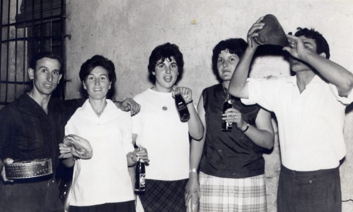 Fiestas de Centenera en 1961.