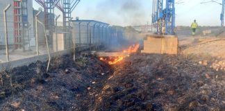 Retrasos en el AVE por un incendio entre Brihuega y Medinaceli Incendio entre Brihuega y Medinaceli, en la línea del AVE, el 7 de agosto de 2025. (Foto: ADIF)