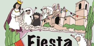 Cartel de la Fiesta de la Mesta, en Gualda.