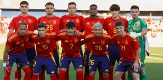La Sub-21, en una alineación reciente.