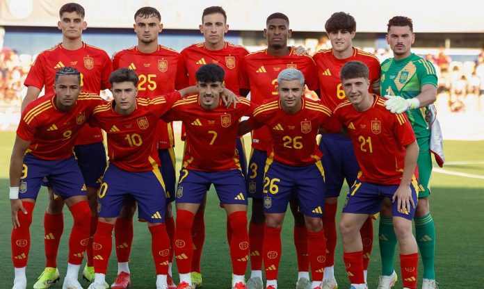 La Sub-21, en una alineación reciente.