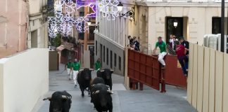 Hasta ahí todo iba bien, o casi, en el encierro más largo de la historia de Guadalajara. (Foto: Luis Díaz Viejo)