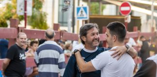 Para los que saben de encierros en Guadalajara, esta imagen con rostro de satisfacción da muchas claves sobre lo vivido este sábado (más allá de lo sufrido el viernes). (Foto: Luis Díaz Viejo)