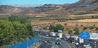 El accidente se produjo más arriba de las pistas de la Fuente de la Niña y el atasco llegaba hasta Los Faroles. (Foto: FGT)