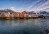 ¿Tienes calor? Descubre Innsbruck este verano… y prepárate para volver en invierno Barrio de Mariahilf en Innsbruck, con la Sierra de Nordkette al fondo. (Foto: © Innsbruck Tourismus_Markus Mair)