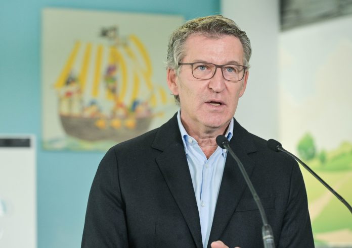 Alberto Núñez Feijóo en Guadalajara el 4 de septiembre de 2025. (Foto: EP)