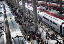 Esta vez, la rabia en los andenes de Atocha no ha sido por las Cercanías sino por la Alta Velocidad. (Foto: EP)