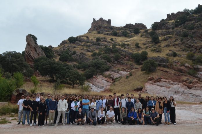 Los participantes, en Riba de Santiuste.