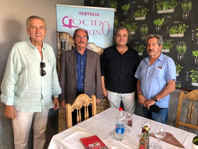 Javier Hurtado en el Cocido Taurino de Guadalajara.