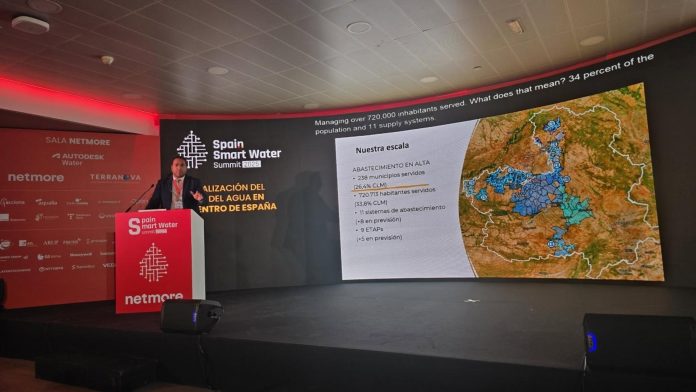 23/09/2025 El director-gerente de Infraestructuras del Agua de Castilla-La Mancha, Rubén Sobrino, durante el foro Spain Smart Water Summit 2025 de iAgua celebrado en Madrid. SOCIEDAD CASTILLA-LA MANCHA ESPAÑA EUROPA TOLEDO AUTONOMÍAS JCCM