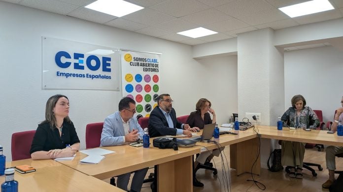 Un momento de la reunión de CLABE en Madrid, en la que ha participado LA CRÓNICA.