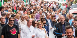 manifestación palestina