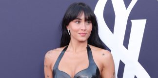 La cantante Aitana en un photocall.