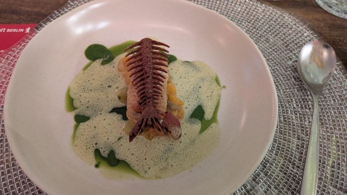 Un buen ejemplo de osadía y equilibrio este plato del chef Arne Anker. (Foto: La Crónic@)