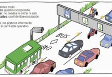 Tráfico suspende sin fecha el carril Bus-VAO de la A-2 tras el mes de prueba Ya se está empezando a hacer "pedagogía" para el uso del carril Bus-VAO de la A-2.
