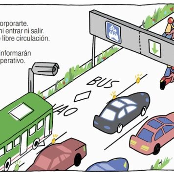Ya se está empezando a hacer "pedagogía" para el uso del carril Bus-VAO de la A-2.