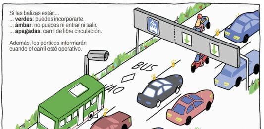 Ya se está empezando a hacer "pedagogía" para el uso del carril Bus-VAO de la A-2.