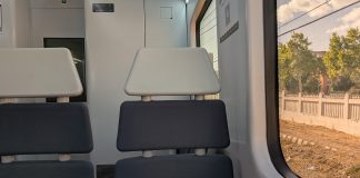 Interior de un tren de Cercanías en Guadalajara y Madrid en octubre de 2025. (Foto: La Crónic@)