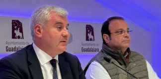 Esteban y Morejón, durante su comparecencia.