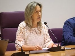 Ana Guarinos, en el Debate sobre el Estado de la Ciudad de octubre de 2025.