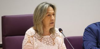 Ana Guarinos, en el Debate sobre el Estado de la Ciudad de octubre de 2025.