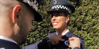 Una de las más recientes agentes de la Policía Local de Cabanillas del Campo.