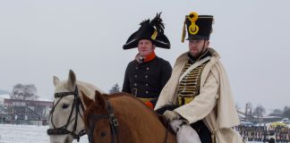 Recreación de la batalla de Austerlitz en 2018. (Foto: Jaroslav Švanda)