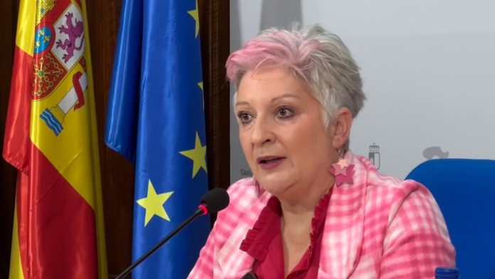 Rosa García, durante su comparecencia el 20 de octubre de 2025.