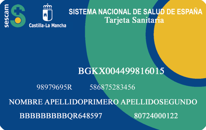 Tarjeta sanitaria del SESCAM